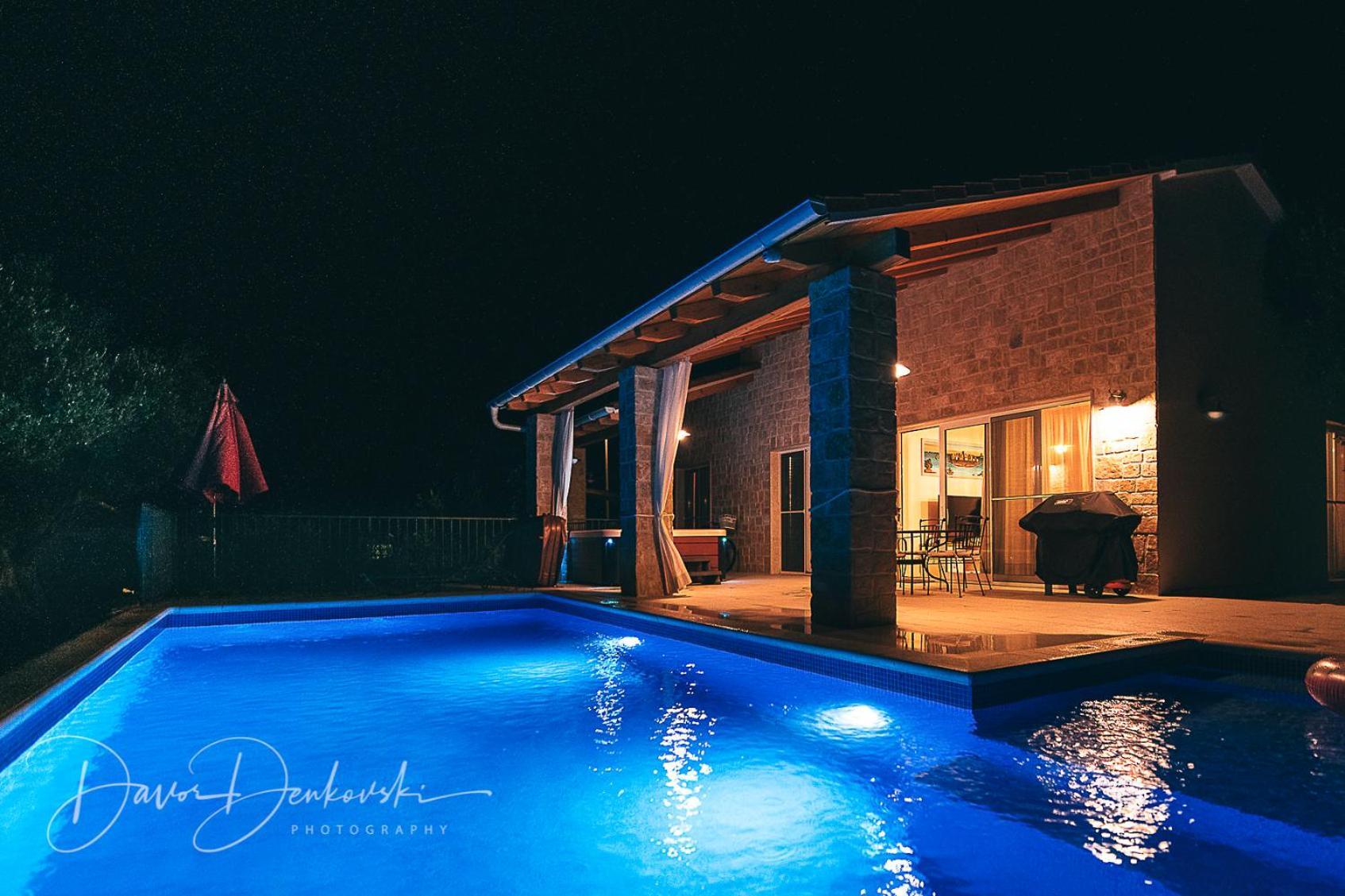Island Villa Adriana With Heated Pool And Sauna ลุน ภายนอก รูปภาพ
